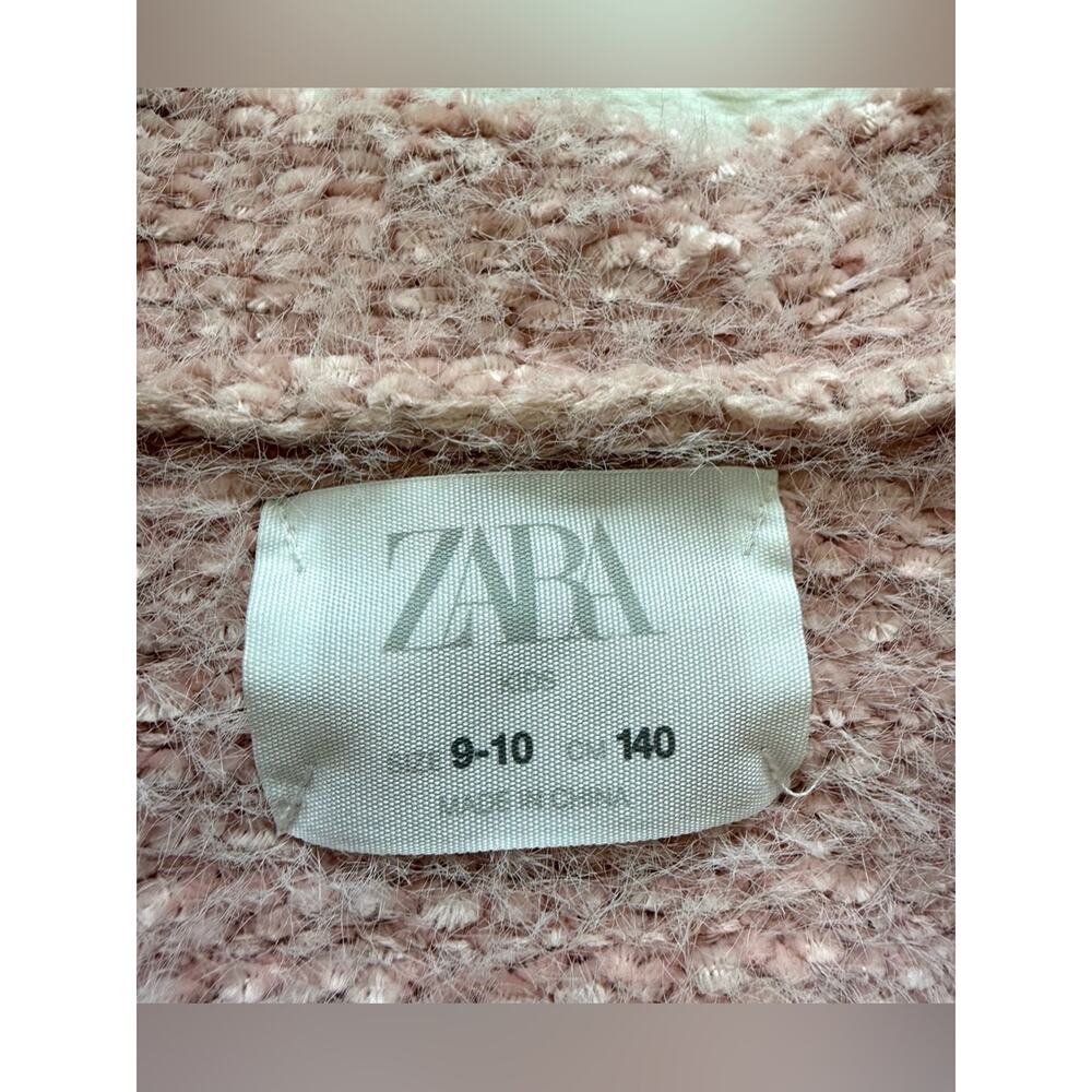 Zara girls pink cardigan size 9-10 years - Picture 2 of 3